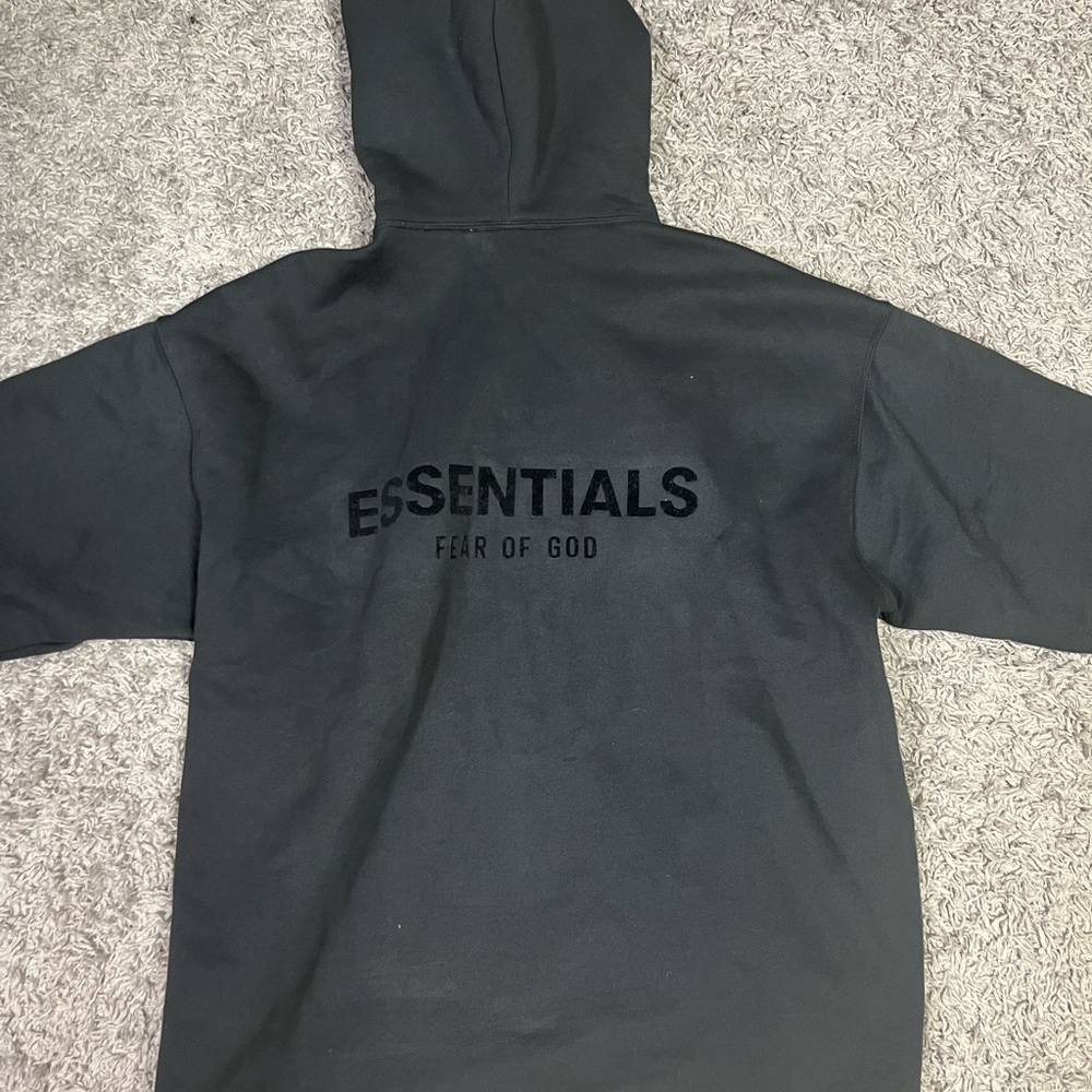 Fear of god essentials relaxed hoodie ‘ Stretch limo’